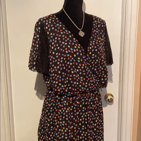 🍒 SANGRIA Dress- Flutter sleeves w/ lace!!! - Picture 9 of 13